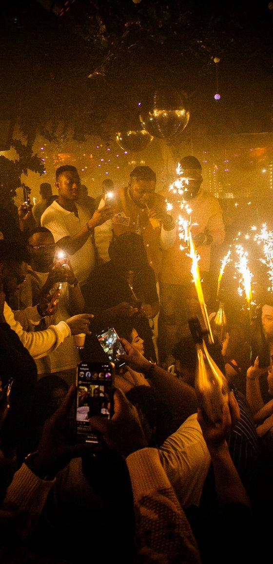 Nightclub celebration